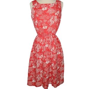 Vintage The Lilly Lilly Pulitzer Sleeveless Printed Floral Butterfly Dress 10